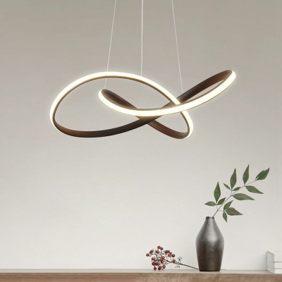 Suspension Light Modern Style Acrylic Hanging Light Kit for Living Room