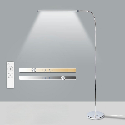 1-Light Floor Lights Contemporary Style Linear Shape Metal Standing Lamp