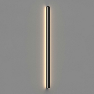 1-Light Sconce Lights Minimalism Style Linear Shape Metal Wall Mount Light