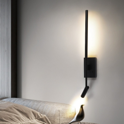 LED Modern Style Wall Light Iron Bedside Reading Spotlight
