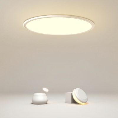 LED Round Ceiling Mounted Fixture Low Profile Ceiling Light for Bedroom