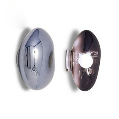 Minimalism Recessed Shape Surface Wall Sconce Metal Flush Mount Wall Sconce