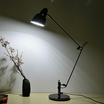 Modern Metal Nightstand Lamp Office Bedroom Living Room Dining Room Table Lamp