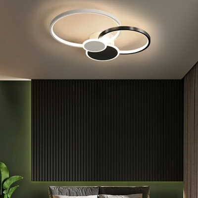 Modern Minimalist Ceiling Light Aluminum Nordic Style  Flushmount Light