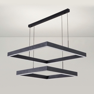 Multilayer Pendant Lighting Modern Style Acrylic Hanging Light for Living Room