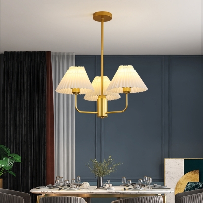 Pendant Lighting Fixtures Contemporary Style PVC Hanging Lamps for Living Room