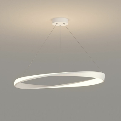 Contemporary Ring Chandelier Lamp 1 Light Chandelier Light for Dining Room