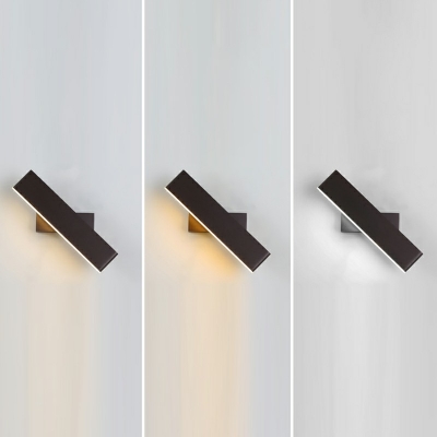 Contemporary Rotatable Wall Lamp 1 Light Metal Wall Light for Bedroom