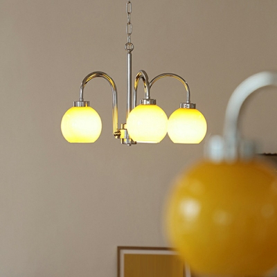 Glass Chandelier Lighting Fixtures Modern Minimalism Clusters Pendant for Living Room
