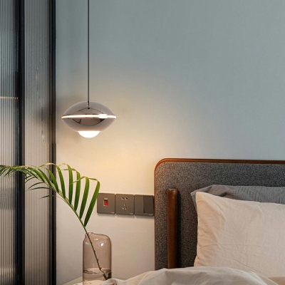 Modern Hanging Pendant Lights 1 Light Minimalism Down Mini Pendant for Bedroom