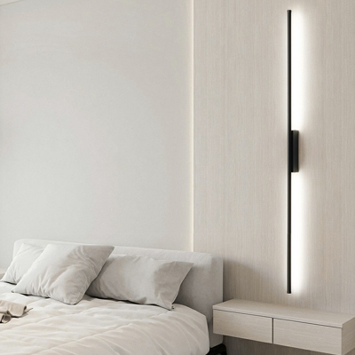 Modern Linear Wall Lighting Fixtures Metallic Wall Mount Light Fixture