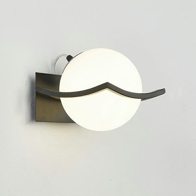 Modern Minimalist Wall Lamp Creative Glass Wall Sconce for Bedroom