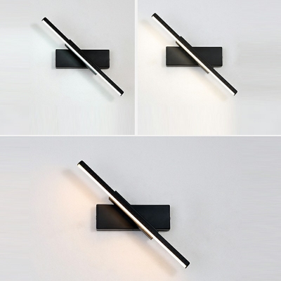 Modern Style Rotatable Wall Light Iron Wall Sconces for Bathroom