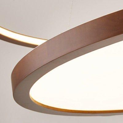 Pendant Lighting Modern Style Acrylic Hanging Lamps Kit for Living Room