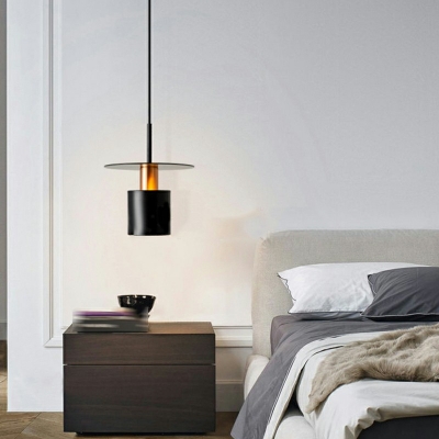 Postmodern 1 Light Pendant Lighting Metal Hanging Lamp for Bedroom