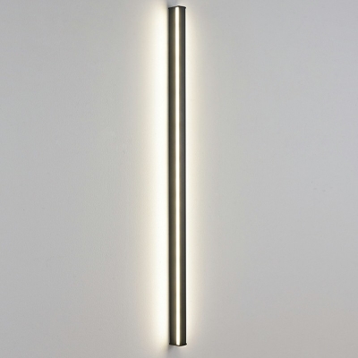 Black Aluminum Sconce Light Fixture LED 2