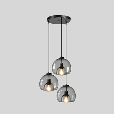 Contemporary Pendant Lighting Glass Hanging Lamp for Dining Room