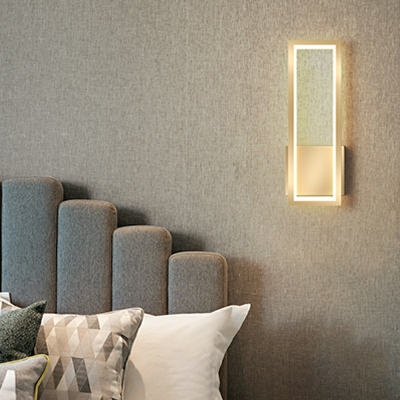 Contemporary Rectangular Post-modern Wall Lighting Fixtures Creative Metal Wall Sconce Lights