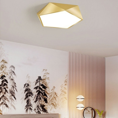Geometric Shape Flush Mount Ceiling Light LED Flush Mount Ceiling Light Fixture
