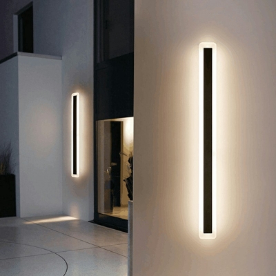Linear Modern Flush Mount Wall Sconce LED Minimalism Sconce Light for Bedroom