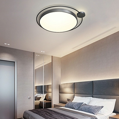 Modern Minimalist Ceiling Light Iron Nordic Style Acrylic Flushmount Light