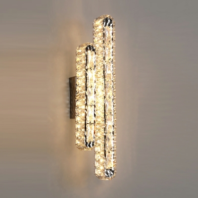 Modern Minimalist Wall Lamp Light Luxury Crystal Wall Sconce