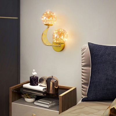 Modern Style  Wall Light Iron Wall Sconces for Living Room in Gold