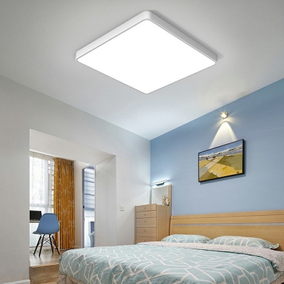 Flush Mount Ceiling Light Modern Style Acrylic Flush Light Fixtures for Living Room Remote Control Intelligence