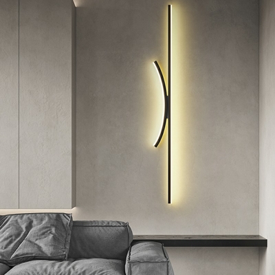Linear Shape Wall Sconce Lights 2-Light LED 3.9