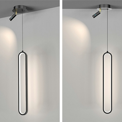 Modern LED Hanging Ceiling Lights Glass Staircase Restaurant Hanging Light Fixtures