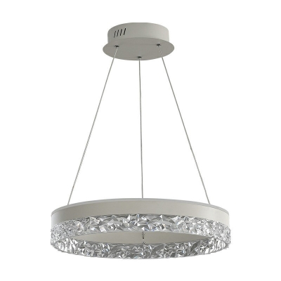 Modern Style Circle Chandelier Lamp Acrylic Chandelier Light for Dining Room