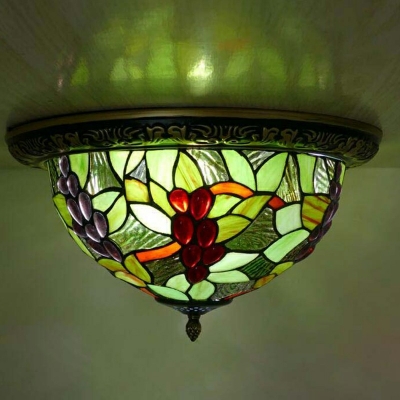 Tiffany-Style Flush Mount Ceiling Light Fixture 7.1