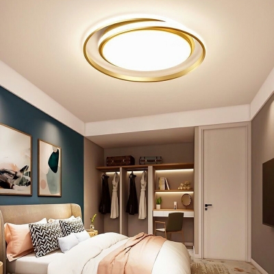 1-Light Modern Minimalist Ceiling Light LED Creative Flushmount Light