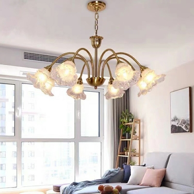 Bell Traditional Chandelier Lighting Fixtures Modern Hanging Ceiling Lights for Living Room