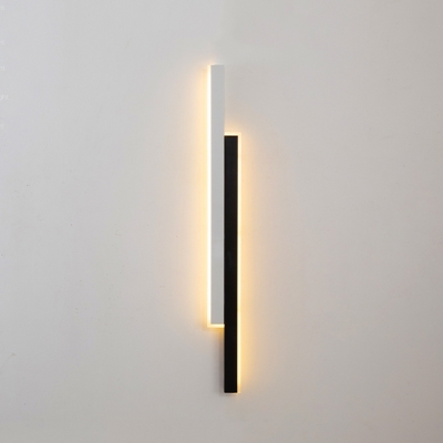 LED Minimalism Wall Mounted Light Fixture Modern Flush Mount Wall Sconce for Bedroom