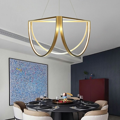 Linear Ceiling Pendant Light LED Modern Multi Pendant Light for Living Room