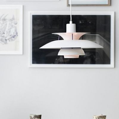 Metal Macaron Metal Hanging Pendnant Lamp Modern Down Mini Pendant for Bedroom