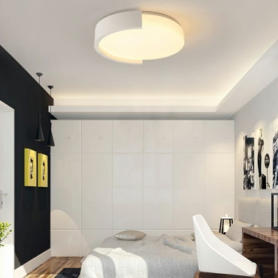 Modern Creative Ceiling Lamp LED Round Flushmount Ceiling Light for Bedroom