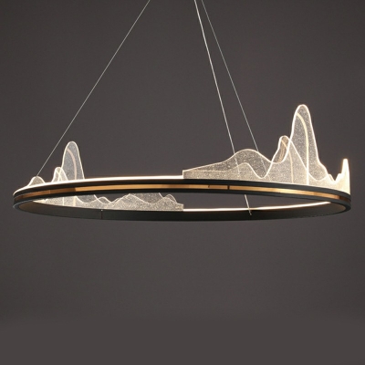 Modern Iceberg Chandelier Light LED Acrylic Ceiling Pendant