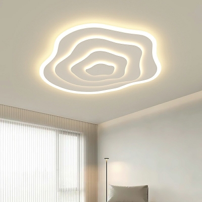 Modern Style Ceiling Light White Acrylic Ceiling Fixture for Bedroom