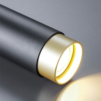 1 Head Mini Cylinder Shape Post-Modern Hanging Light Fixtures Lighting Metal Pendant Light for Bedside
