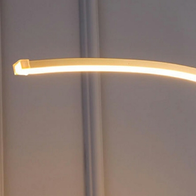 Arc LED Floor Standing Lamp Minimalist Acrylic Living Room Floor Light