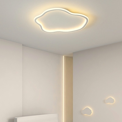 Cloud-shaped Contemporary Ceiling Light 1 Light Acrylic Ceiling Fixture