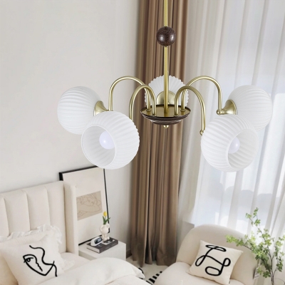 Hanging Ceiling Light Modern Style Glass Hanging Lamps for Bathroom