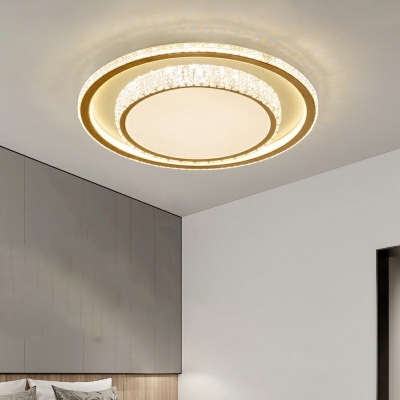 LED Contemporary Ceiling Light Simple Nordic Crystal Pendant Light Fixture