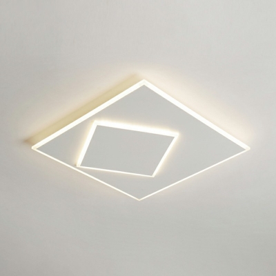 Led Flush Light Modern Style Acrylic Flush Mount Ceiling Light for Living Room