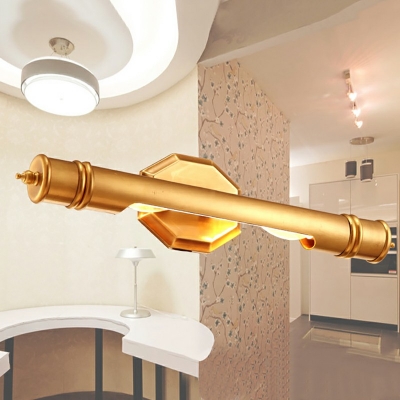 Mid-Century Design Linear Vanity Light Fixtures Metal Bathroom Lighting