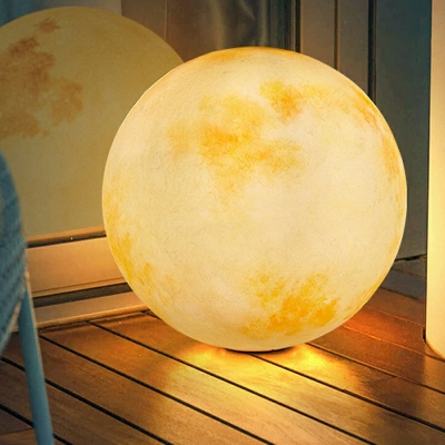 Modern Decorative Floor Lamp Outdoor Simple Moon Floor Lamp For Garden