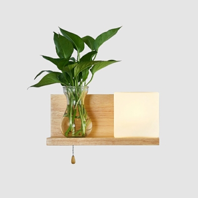 Modern Style  Wall Light Wooden Wall Sconces for Living Room without Decorations/Plants