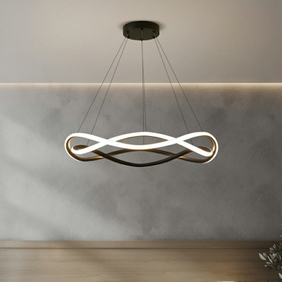 Pendant Chandelier Modern Style Acrylic Hanging Light for Living Room